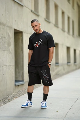 تیشرت ورزشی جردن FLIGHT بگ مشکی