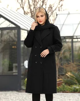 پالتو سایز بزرگ یقه انگلیسی کد 2352