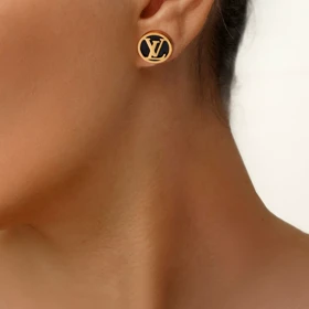 گوشواره استیل LV