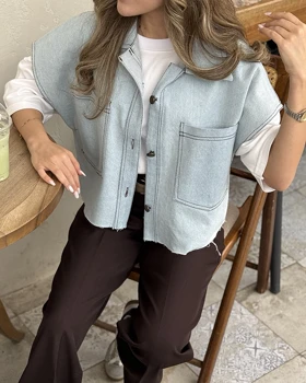 وست زنانه جین یخی