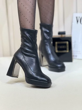 1334 نیم بوت زناه پاشنه 12 سانت دو لژ