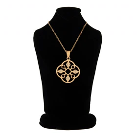 گردنبند زنانه طرح طلایی