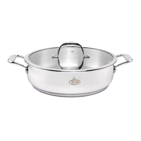 تابه دو دسته استیل سایز 28 KZP کد 5007