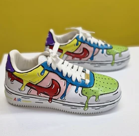 کفش اسپرت کاستوم کتانی نایک nike ایرفورس air force