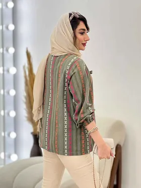 مانتو طرح سنتی شادان