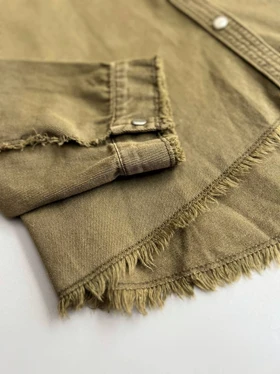 کت کتان جلو دکمه کد 3506