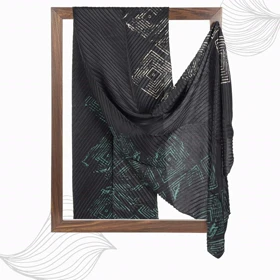 شال طرح هندسی زنانه - 39251737