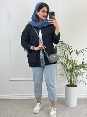 مانتو کتان ساچلی