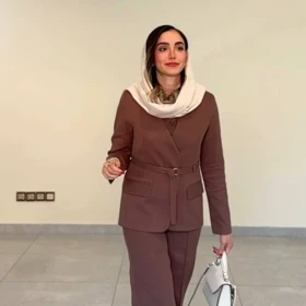 کت سایا رنگ قهوه ای