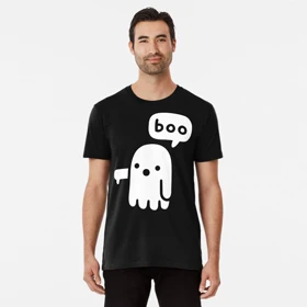 تیشرت با طرح Ghost Of Disapproval کد 10036