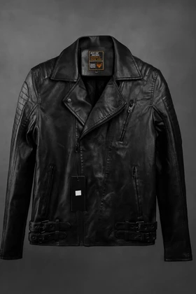 کاپشن چرم پلیسی وارداتی بندی