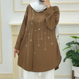 مانتو زنانه آیوا نگین‌دار