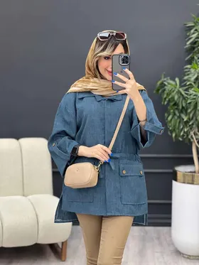مانتو کمر گت بغل چاک