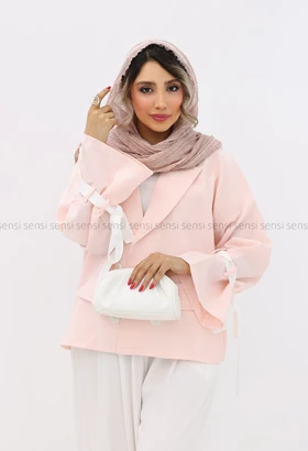 کت کیمونو آستین بندی