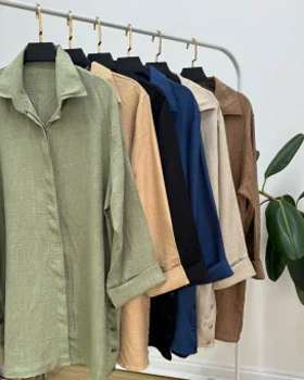 مانتو بغل دگمه طناز 1