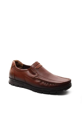 کفش مردانه چرمی Zeke-h Comfort قهوه ای MFRM326080118G0-3092041