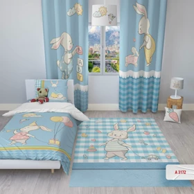 روتختی کودکانه برند مینوریا کیدز طرح حیوانات کد p-188