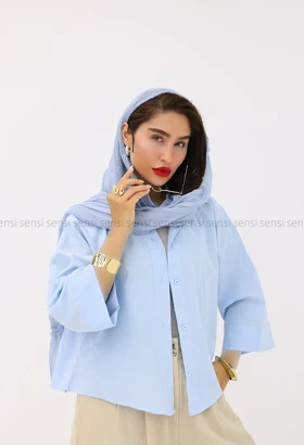 شومیز لینن پایین برش