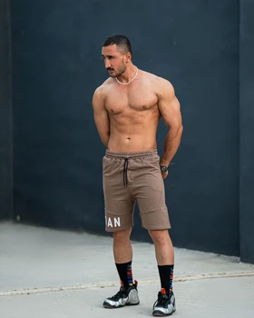 شلوارک بگ ورزشی JORDAN قهوه ای