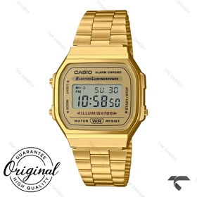 ساعت کاسیو مردانه A168WG-9W اصل طلایی Casio-11929-U