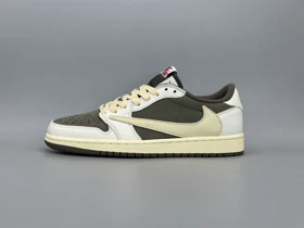 کتانی جردن1 لو تراویس مستر ریورس موکا/Nike Air Jordan1 Travis