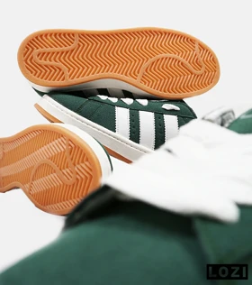 کفش کتانی مردانه و زنانه سبز سفید ADIDAS Campus مدل 4235