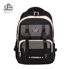 کوله‌پشتی مدرسه کریس‌بلا Chrisbella کد 2463 (مشکی)