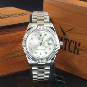 ساعت مچی مردانه رولکس دیت جاست Rolex datejust تاریخ دار با قفل پروانه ای کد 1
