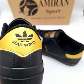 کفش اسپرت مردانه و پسرانه مشکی استن اسمیت اورجینال شرکتی ارسال رایگان
