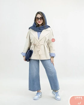 بارانی دودکمه ژیکان 1449