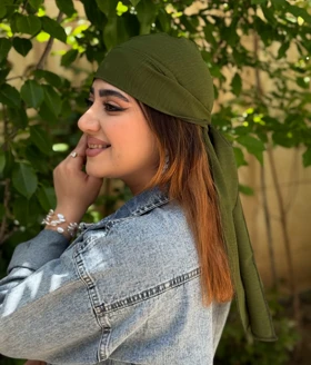کلاه طرح‌دار ساده پارچه‌ای