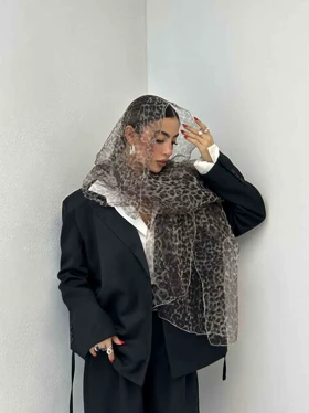 شال حریر طرحدار