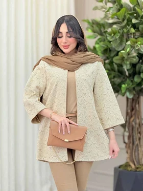 مانتو دانتل آستین پاکتی