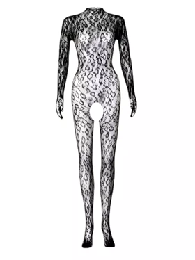 بادی سرهمی زنانه گیپوری پلنگی فاق باز ویتا (Vita)