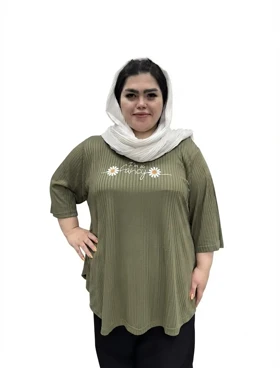تیشرت زنانه سایز بزرگ طرح I’m so Fancy (دمپا کلوش)