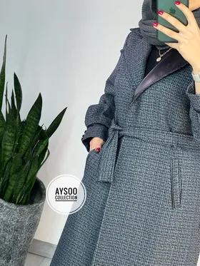 پالتو یقه چرم