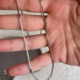 گردنبند نقره مردانه کد 0251239