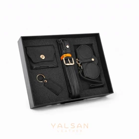 ست مینی لاکچری زنانه چرم یلسان مدل سپنتا کد 163-NHL.P-LRN-MDS-MC