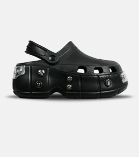 صندل مردانه مشکی BALENCIAGA crocs