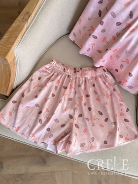 تاپ شلوارک طرح قاصدک