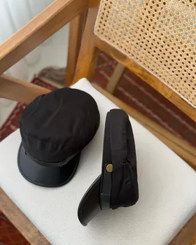 کلاه کاپیتانی لبه چرمی