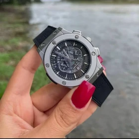 ساعت زنانه هابلوت 77706مشکی نقره ای