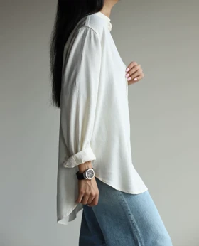 شومیز لینن ساده tghv