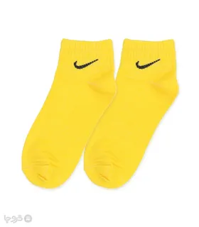 جوراب مچی کش انگلیسی طرح Nike طیف زرد