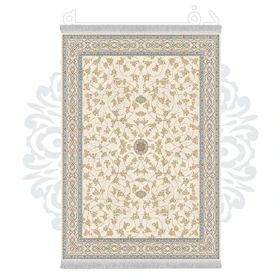 فرشینه از جنس پارچه هازان مخمل ترک طرح سنتی و مدرن برند دفه کد DHU133