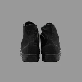 کانورس کلاسیک تمام مشکی ساق بلند Converse Classic All Black Hightop