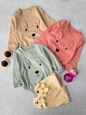 بادی شلوار جوراب دار خرس