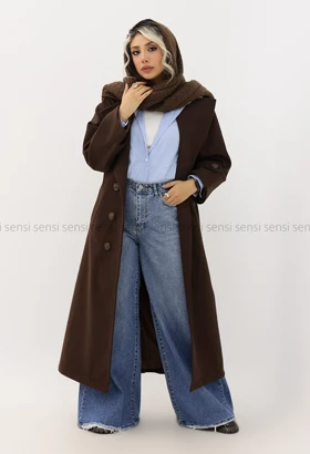 پالتو فوتر 6دکمه آستر دار @کد1005028