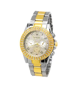 ساعت مچی مردانه عقربه ای نگین‌دار Rolex