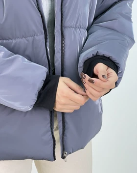 کاپشن یقه ایستاده نیلسا(72)کد:4616